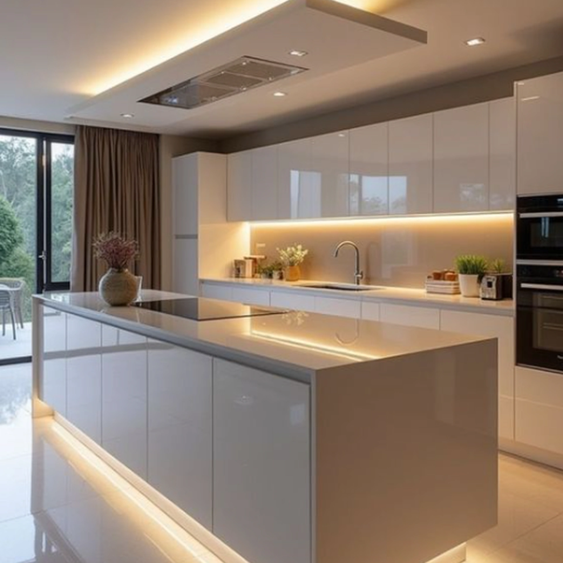 Cocina premium con isla central